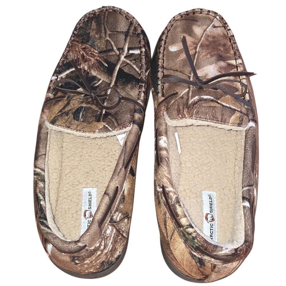 Arctic‎ Shield Men's Plush Camouflage Memory Foam Slippers House Shoes Men sz 13